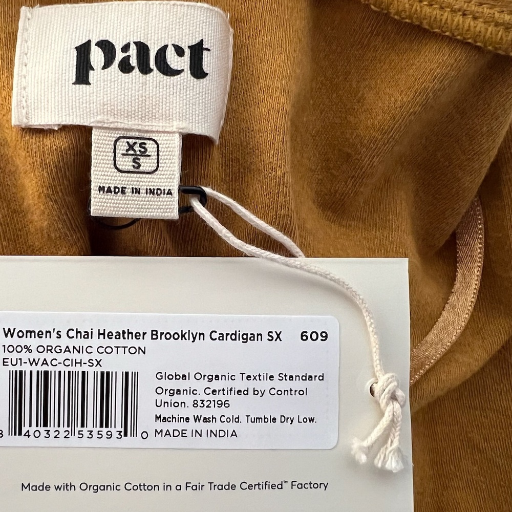 Pact organic airplane style cardigan - Picture 4 of 4